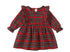 Red plaid girls dress