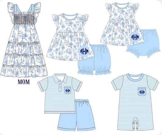 Floral floral mom dress