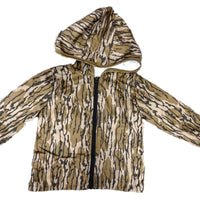 Brown camo rain jacket