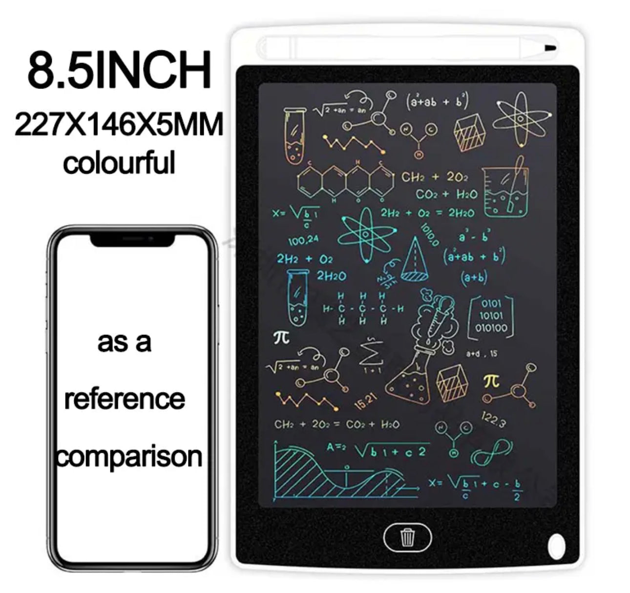 Magic erase drawing board