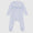 Light blue smocked baby of mine footie
