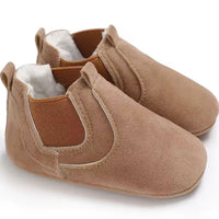 Brown baby shoes