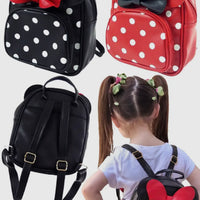 Polka dot girls backpack