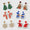 Holiday beaded earrings