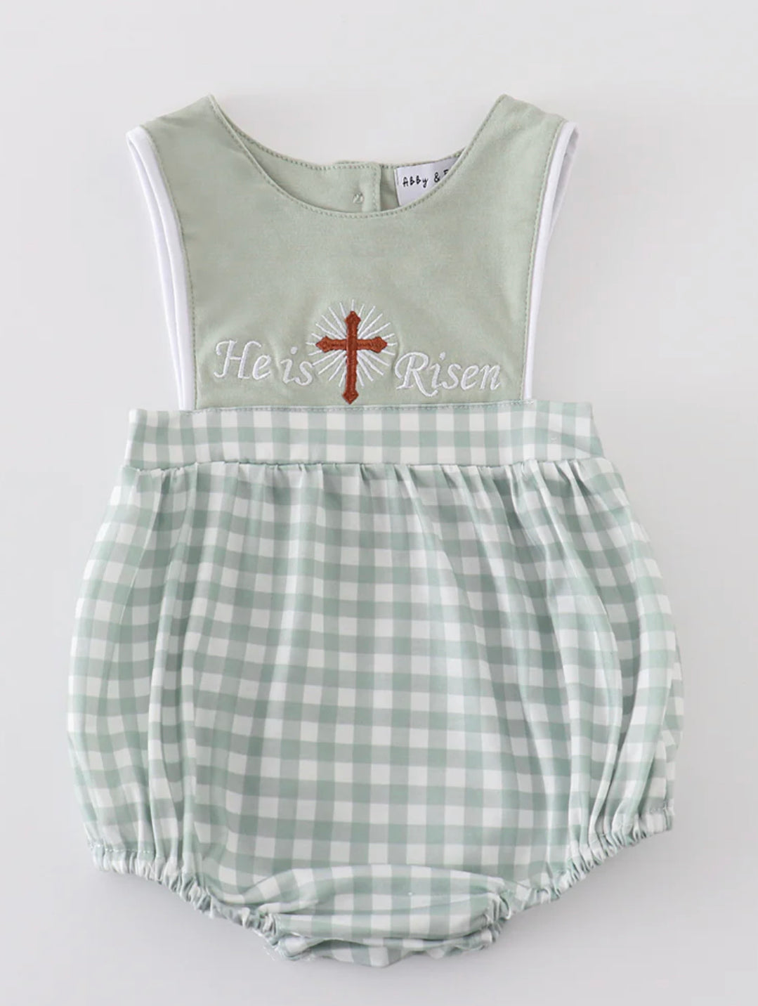 He is risen cross boys bubble