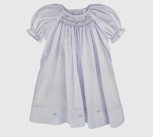Lavender smocked dress