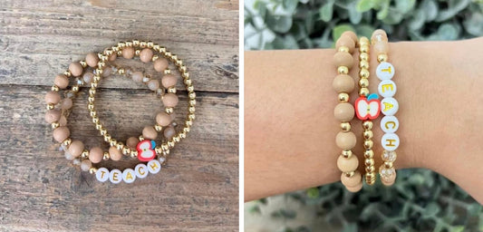 Teach bracelet stack