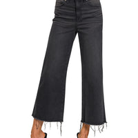 Hi rise black jeans