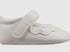 White baby crib shoes