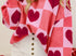 Pink heart sweater