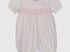 Pink smocked French bubble