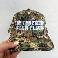 I am the friend in low places trucker hat
