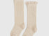 Vanilla fancy lace top knee socks