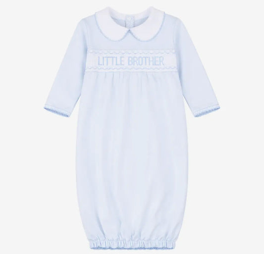 Little brother smocked gown