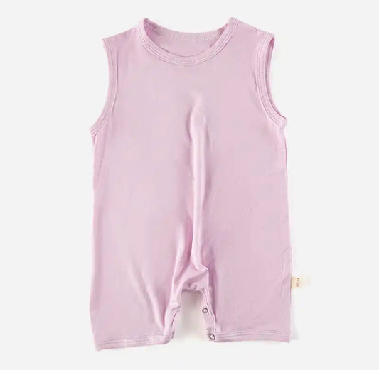 Lavender bamboo romper