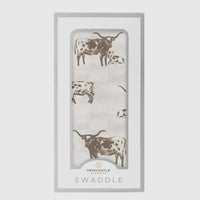 Longhorn cattle bamboo swaddle