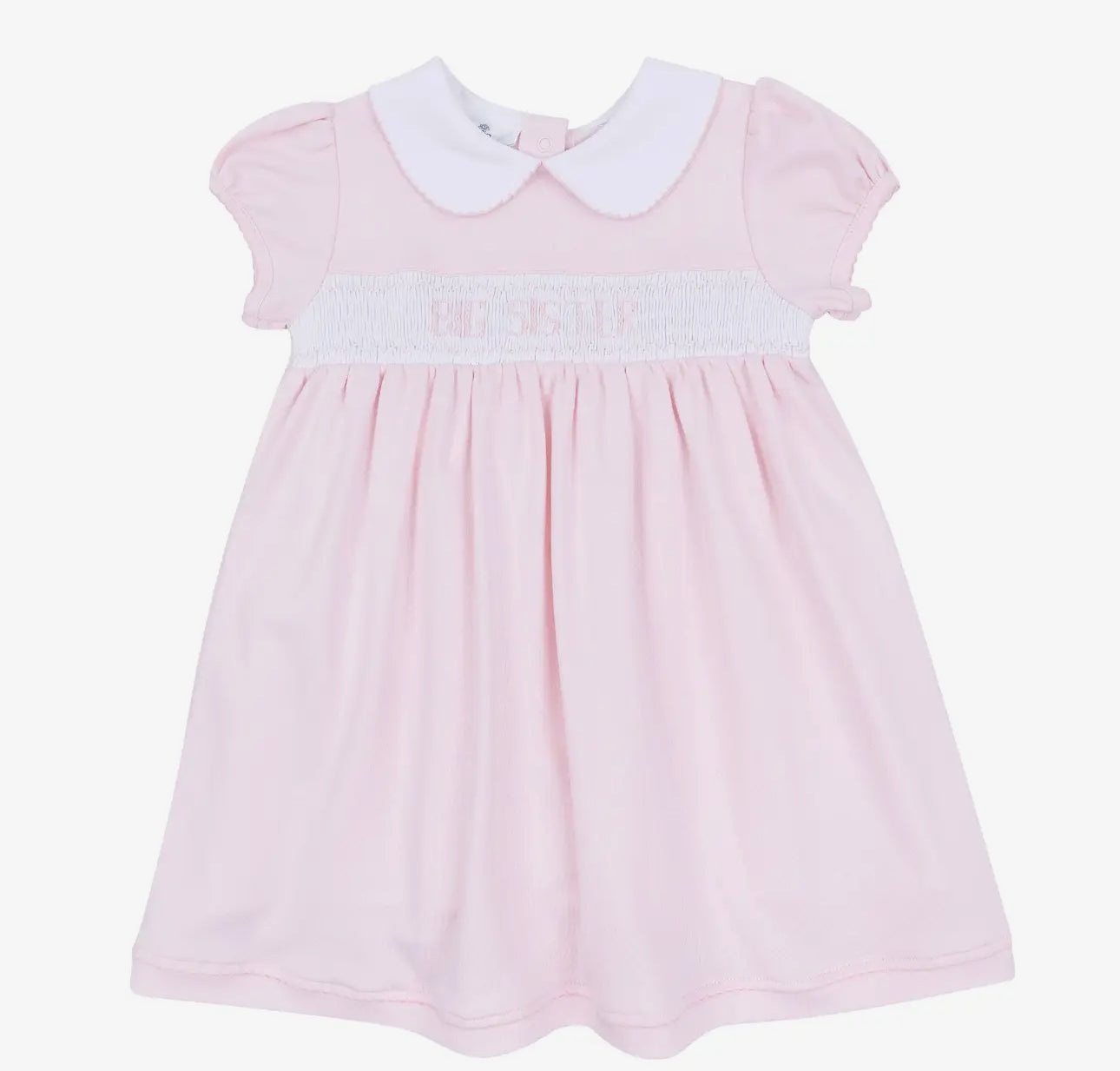 Big sister smocked dress- pink