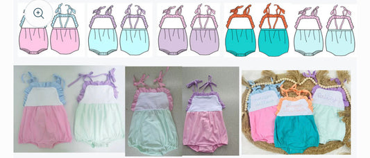 Color block sun bubble - purple/mint