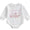 Little sister embroidered sweatshirt onesie