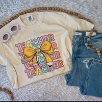 Teacher bow tee