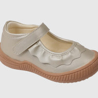 Gold girls shoes