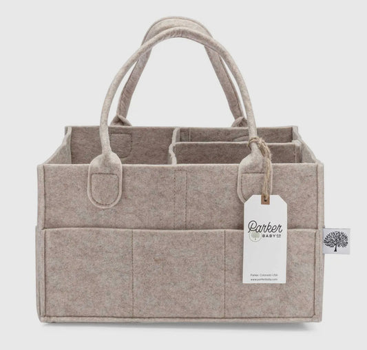 Diaper Caddy- oatmeal