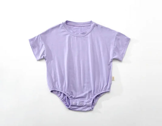 Bamboo T-shirt bubble purple