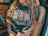 Black floral mama tee