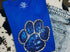 Paw print sequin tee