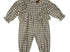 Evelyn romper- khaki gingham