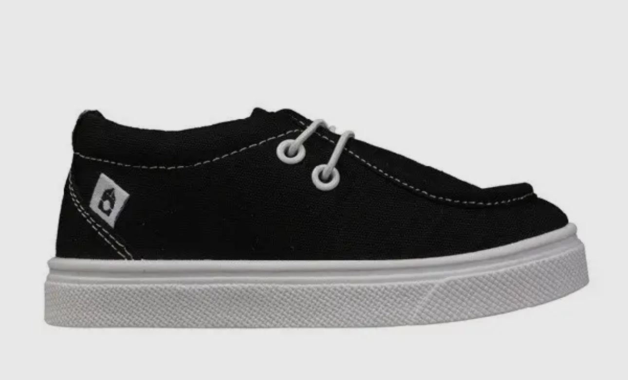 Parker black & white boys shoes