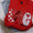 Red LOVE appliqué sweatshirt