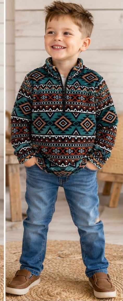 Boys Aztec pullover