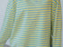 Green striped short set