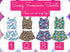 Blue floral (#4) skort set
