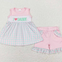 I heart daddy girls set