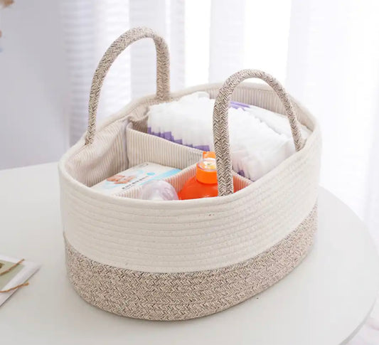 Rope diaper caddy