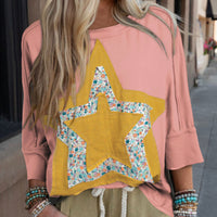 Mauve star top
