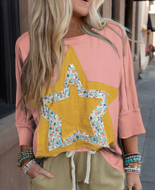 Mauve star top