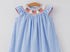 Smocked flag girls dress