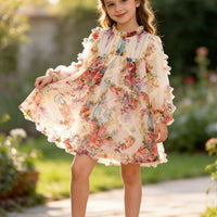 Toile floral 4T girls dress