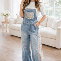 Floral patchwork overalls ETA FEB
