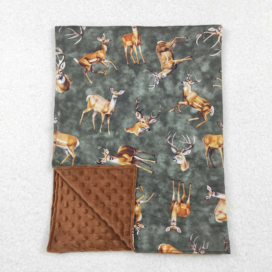 Deer baby blanket