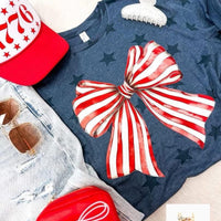 Star bow tee