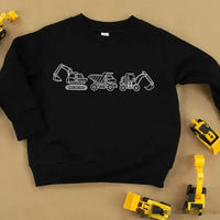 Black/ white equipment pullover