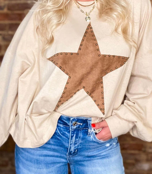 Studded star top