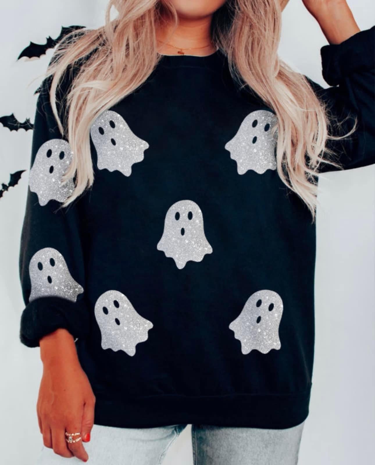 Sparkle ghost pullover