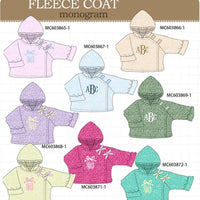 Blue fleece coat