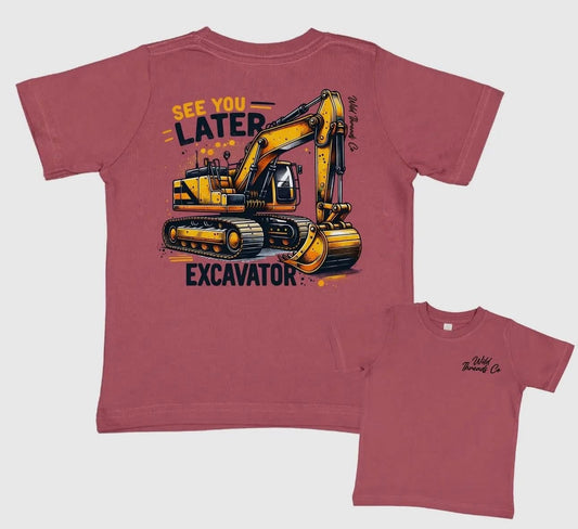 See you later excavator tee