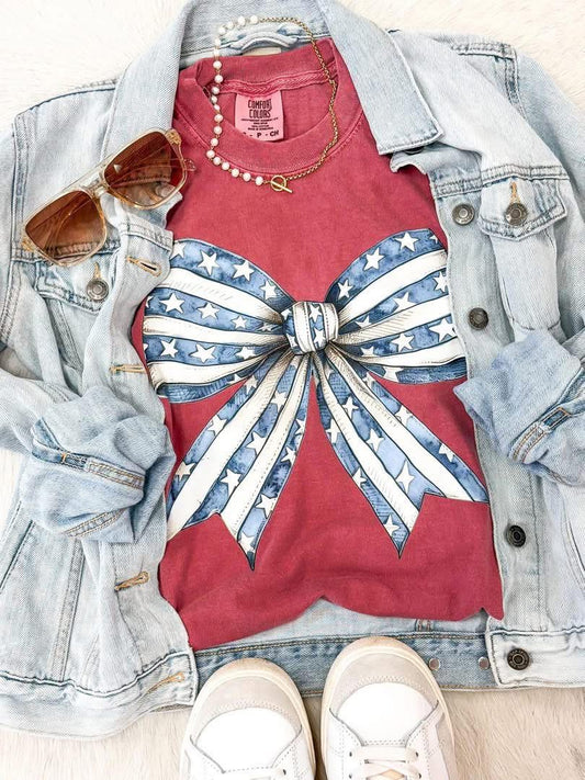 Bow flag tee- M
